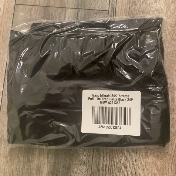 NWT ISAAC MIZRAHI STRETCH PULL-ON CROP PANTS 24P - Picture 9 of 10